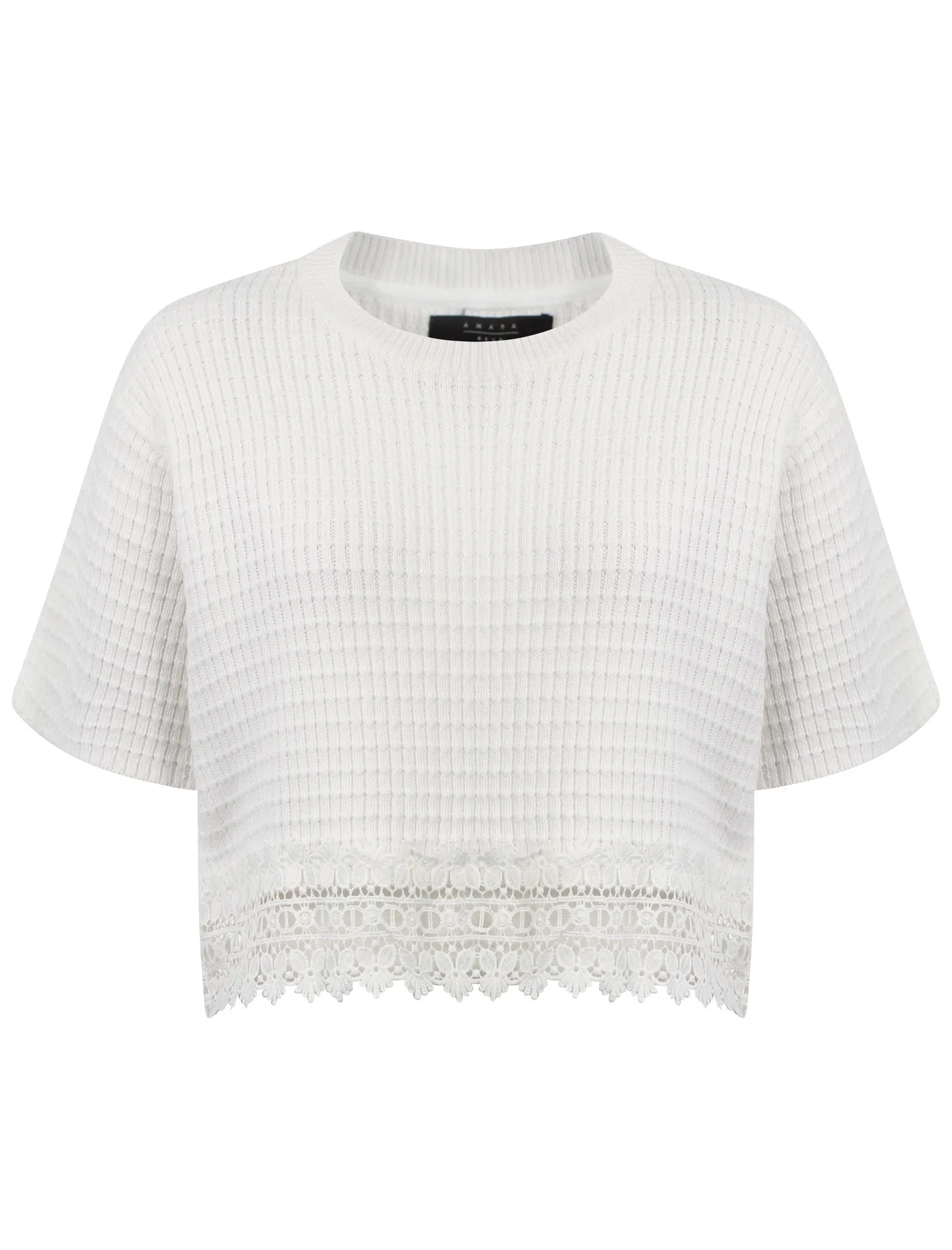 Amara Reya Veronica white jumper