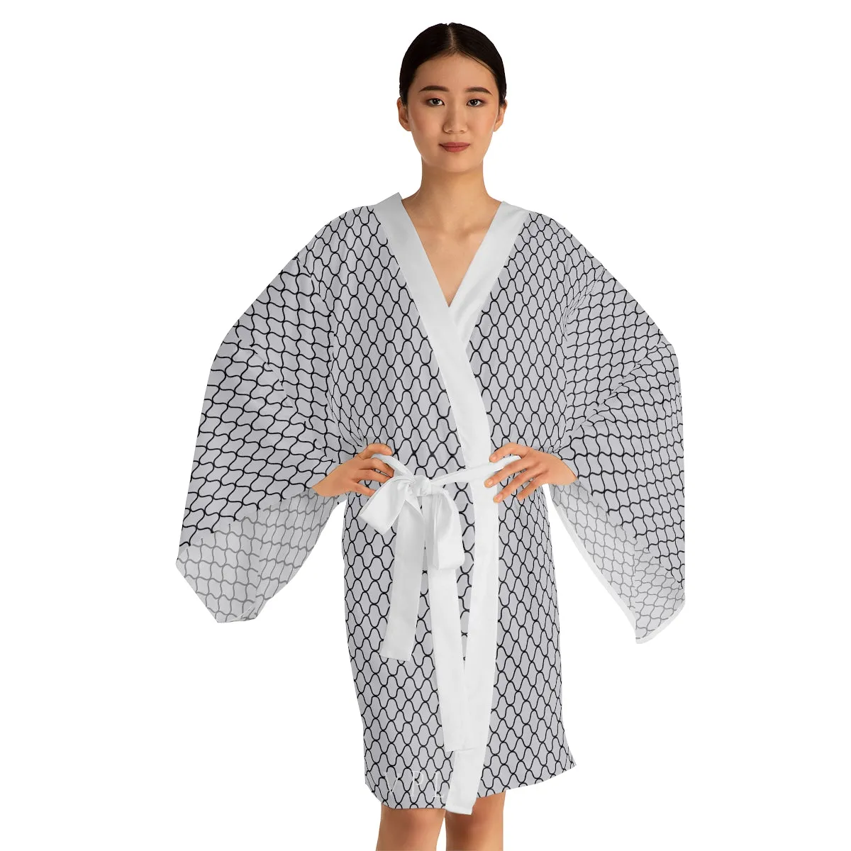 Amime Long Sleeve Kimono Robe