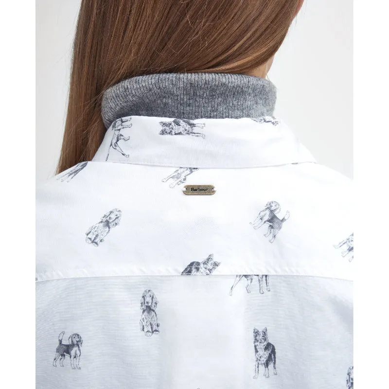 Barbour Brambles Ladies Shirt - Dog Print