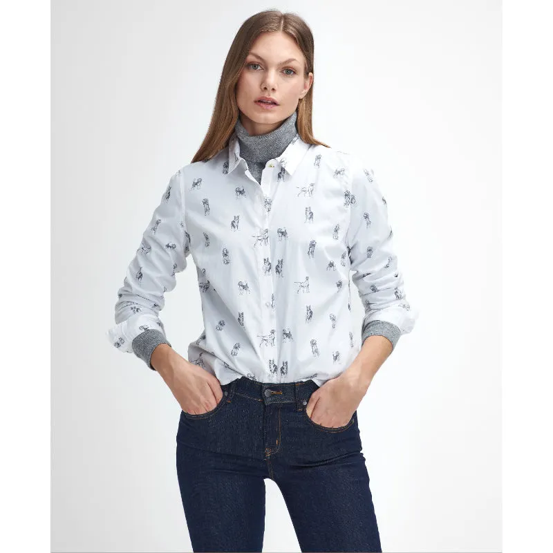 Barbour Brambles Ladies Shirt - Dog Print