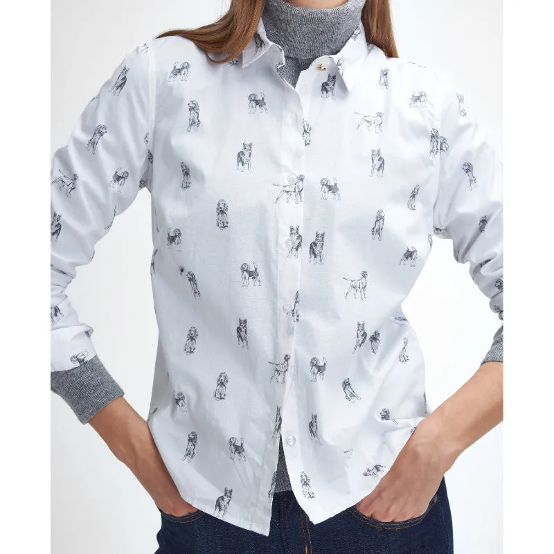 Barbour Brambles Ladies Shirt - Dog Print