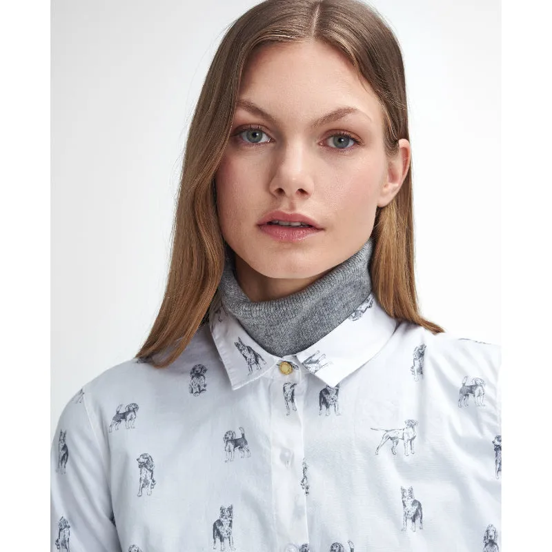 Barbour Brambles Ladies Shirt - Dog Print