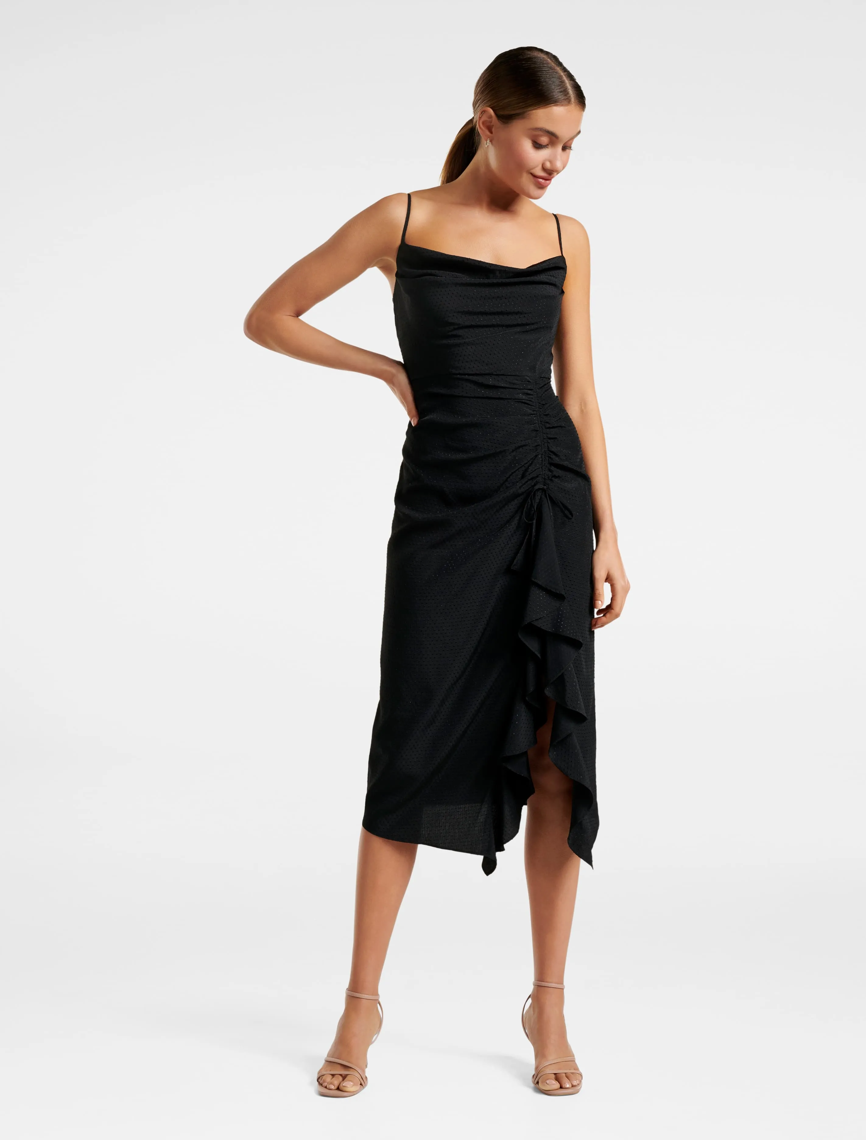 Chelsea Cowl Neck Slip Dress