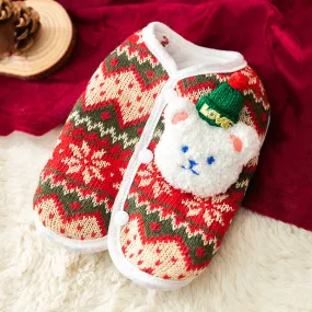 Christmas Knitted Cartoon Bear Pet Vest