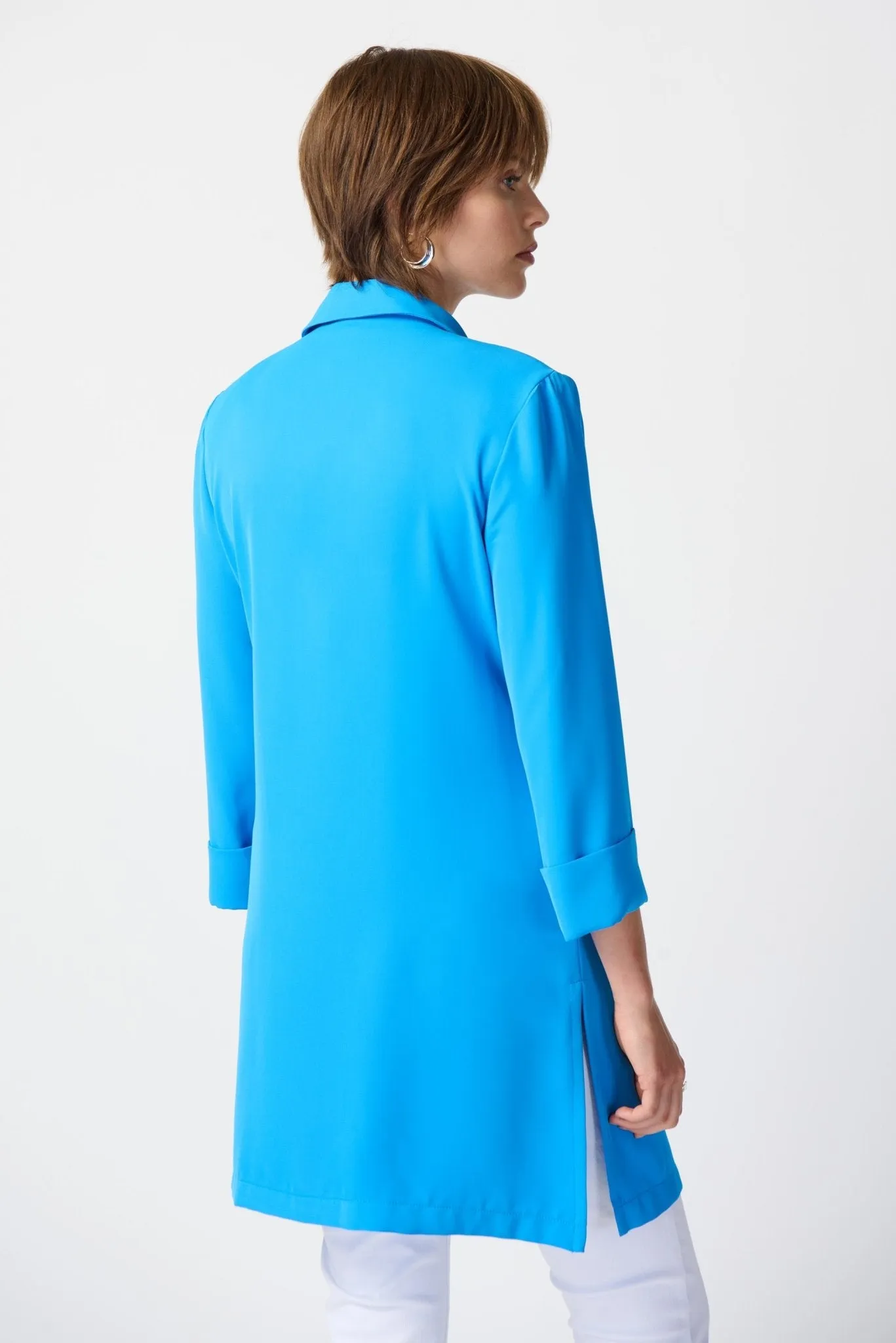 Classic Long Blazer - Essential Style 211361 | French Blue