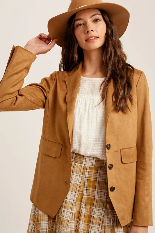 Classic Suede Blazer