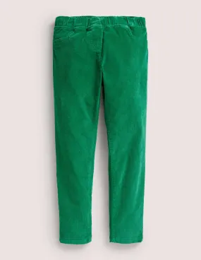 Cord Leggings-Highland Green