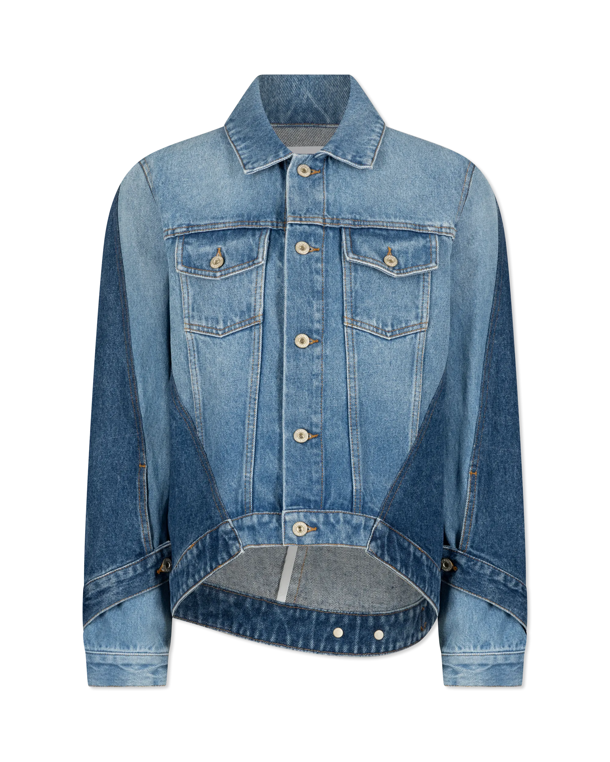 Cotton Trompe L'Oeil Denim Jacket