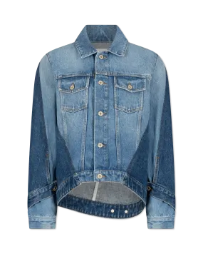 Cotton Trompe L'Oeil Denim Jacket