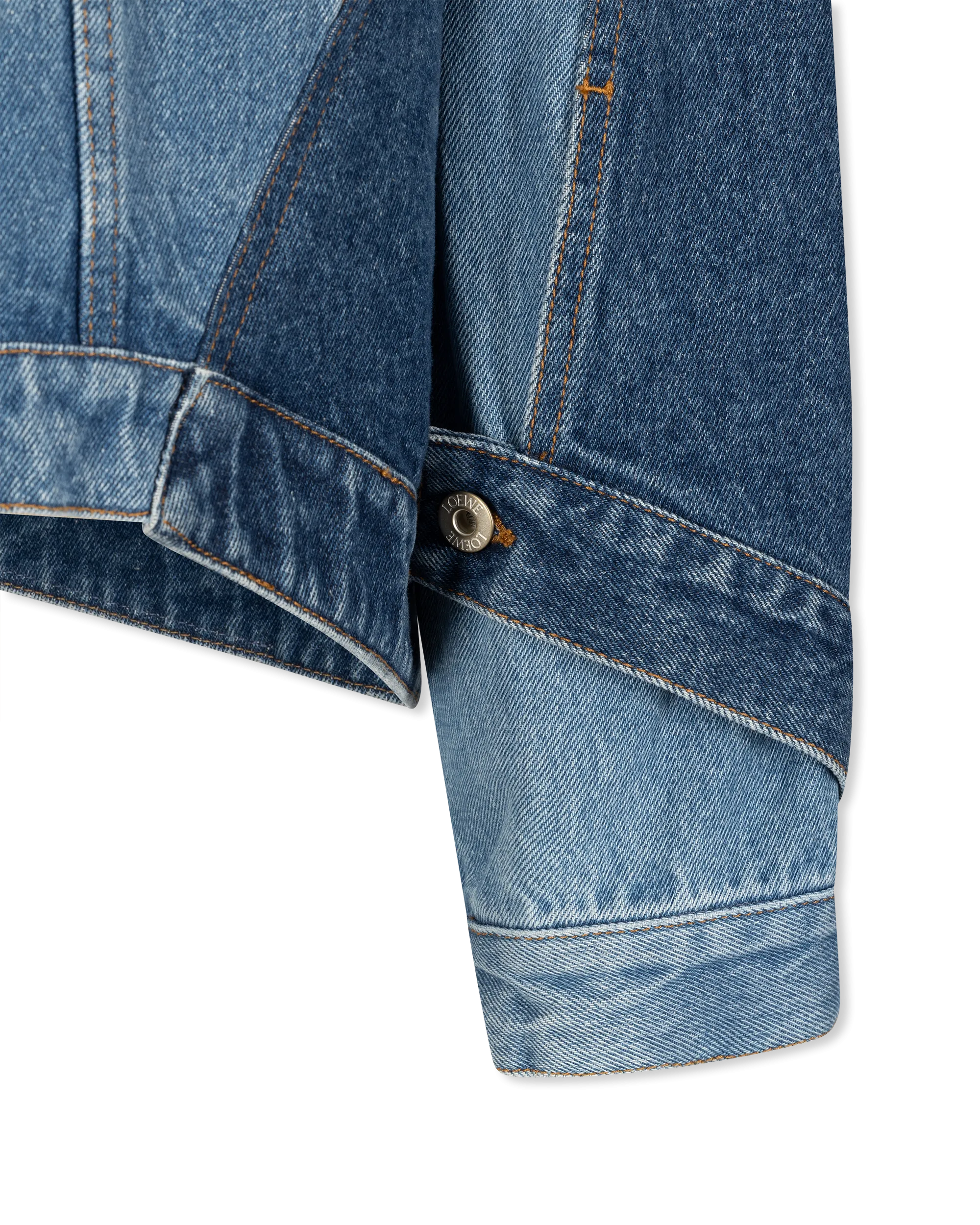 Cotton Trompe L'Oeil Denim Jacket