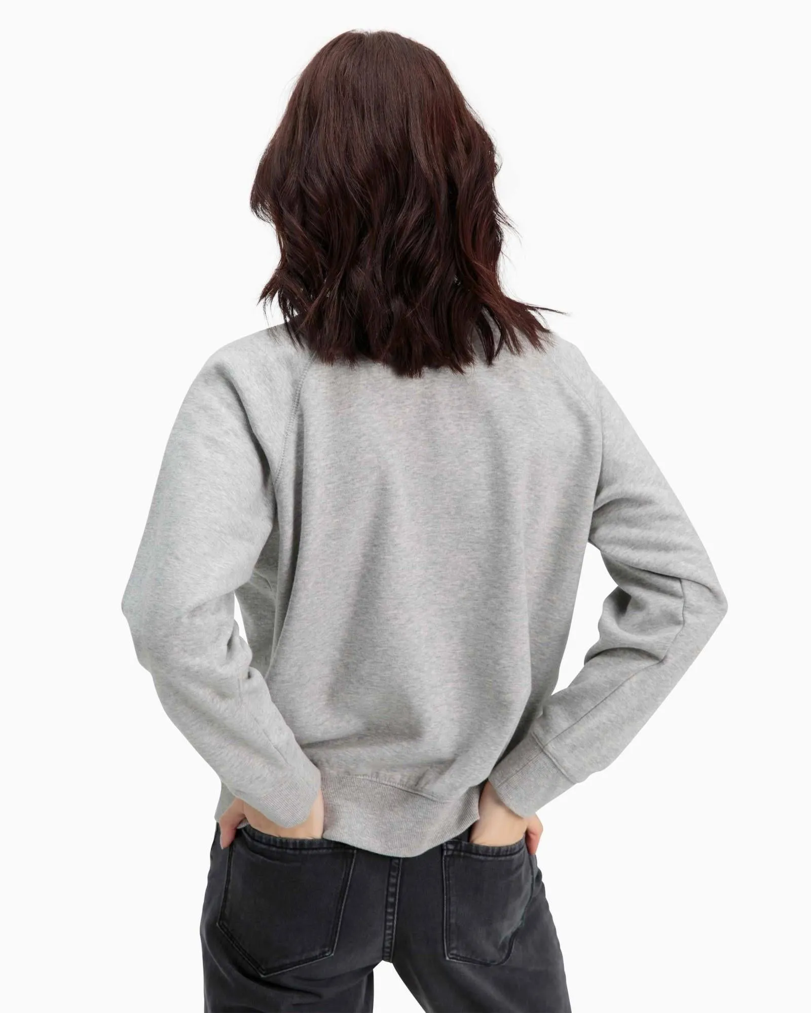 Crewneck Fleece Sweatshirt (Heather Grey)