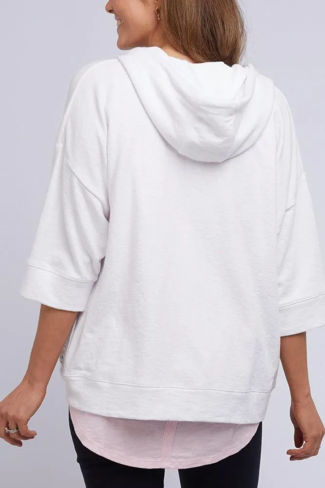 Elm Beachy Zip Hoody White