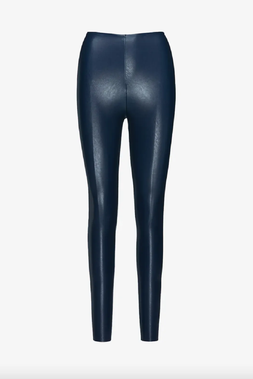 Faux Leather Legging Navy