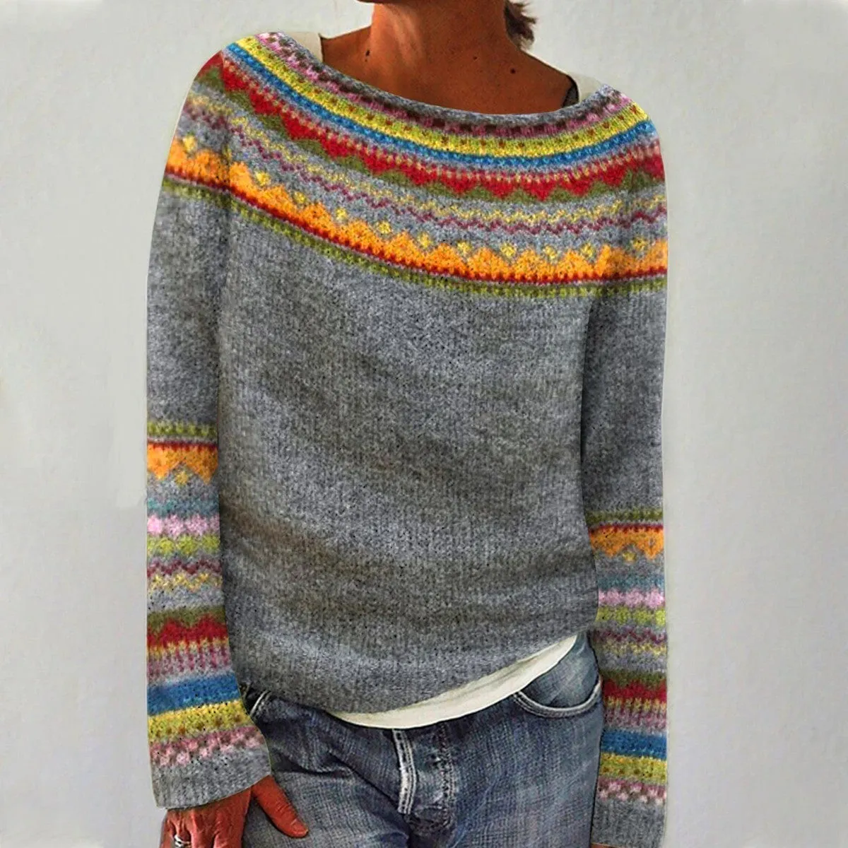 FINA - MYSIG RETRO KNIT SWEATER