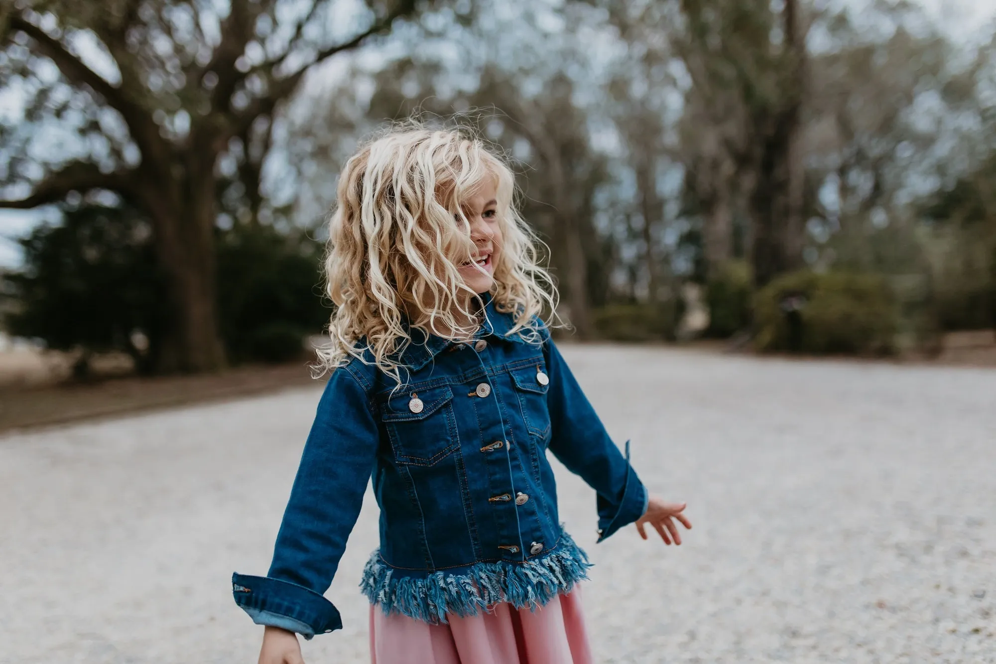 FRINGE DENIM JACKET