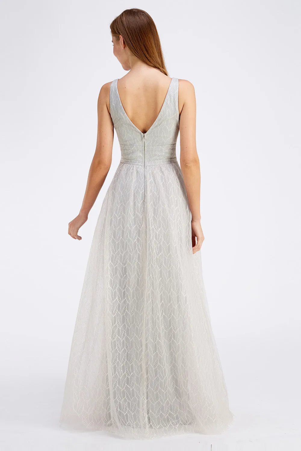 GREY PEARL MAXI GOWN