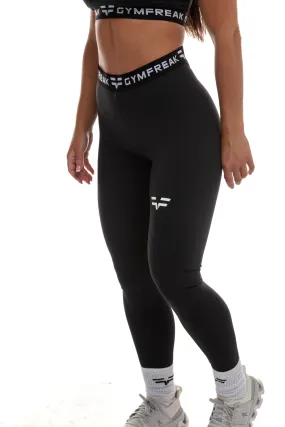 GymFreak Womens Leggings - Black