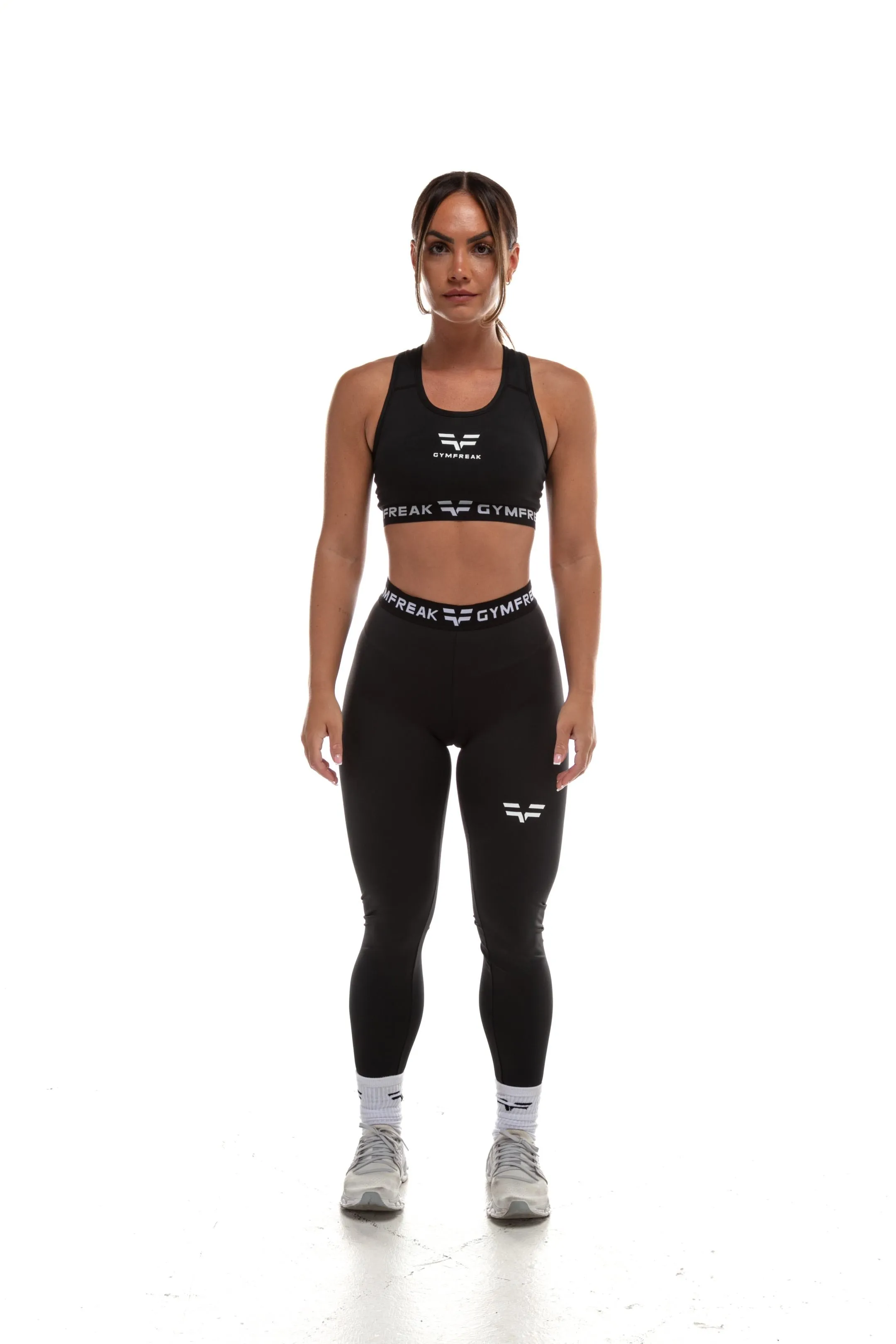 GymFreak Womens Leggings - Black