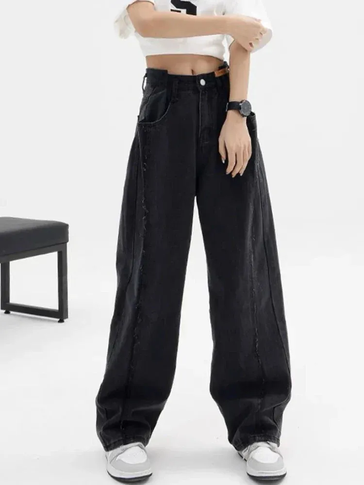 Harajuku High Waist Baggy Wide Leg Jeans