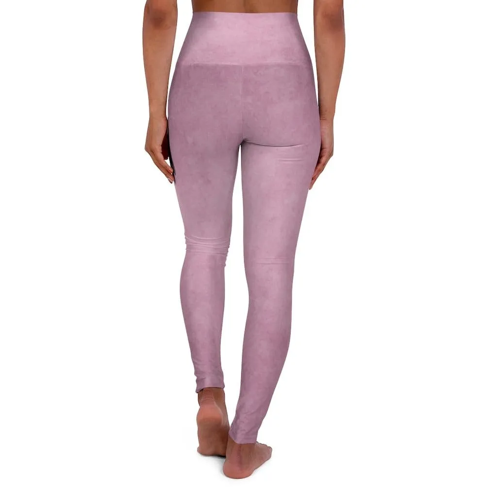 High-waist Fitness Legging Yoga Pants - Pink