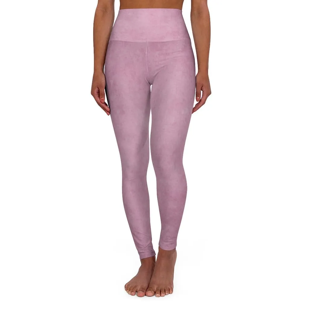 High-waist Fitness Legging Yoga Pants - Pink