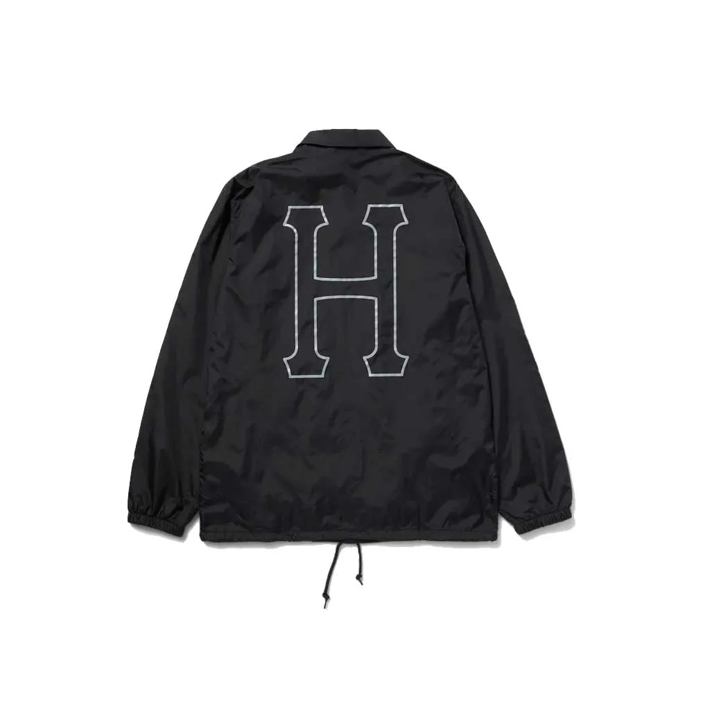 Huf Set H Coaches Jacket - Black