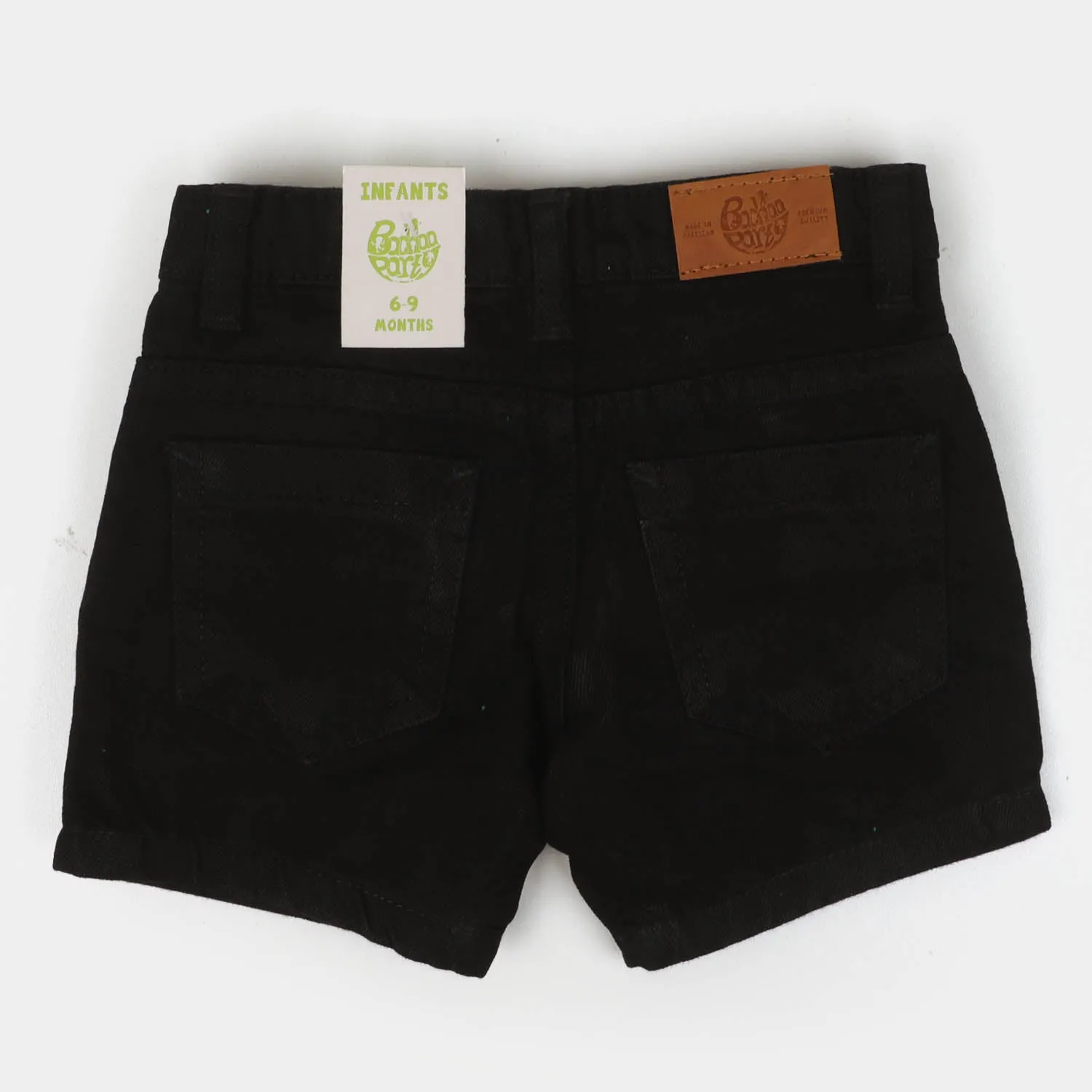 Infant Boys Denim Short Basic - BLACK