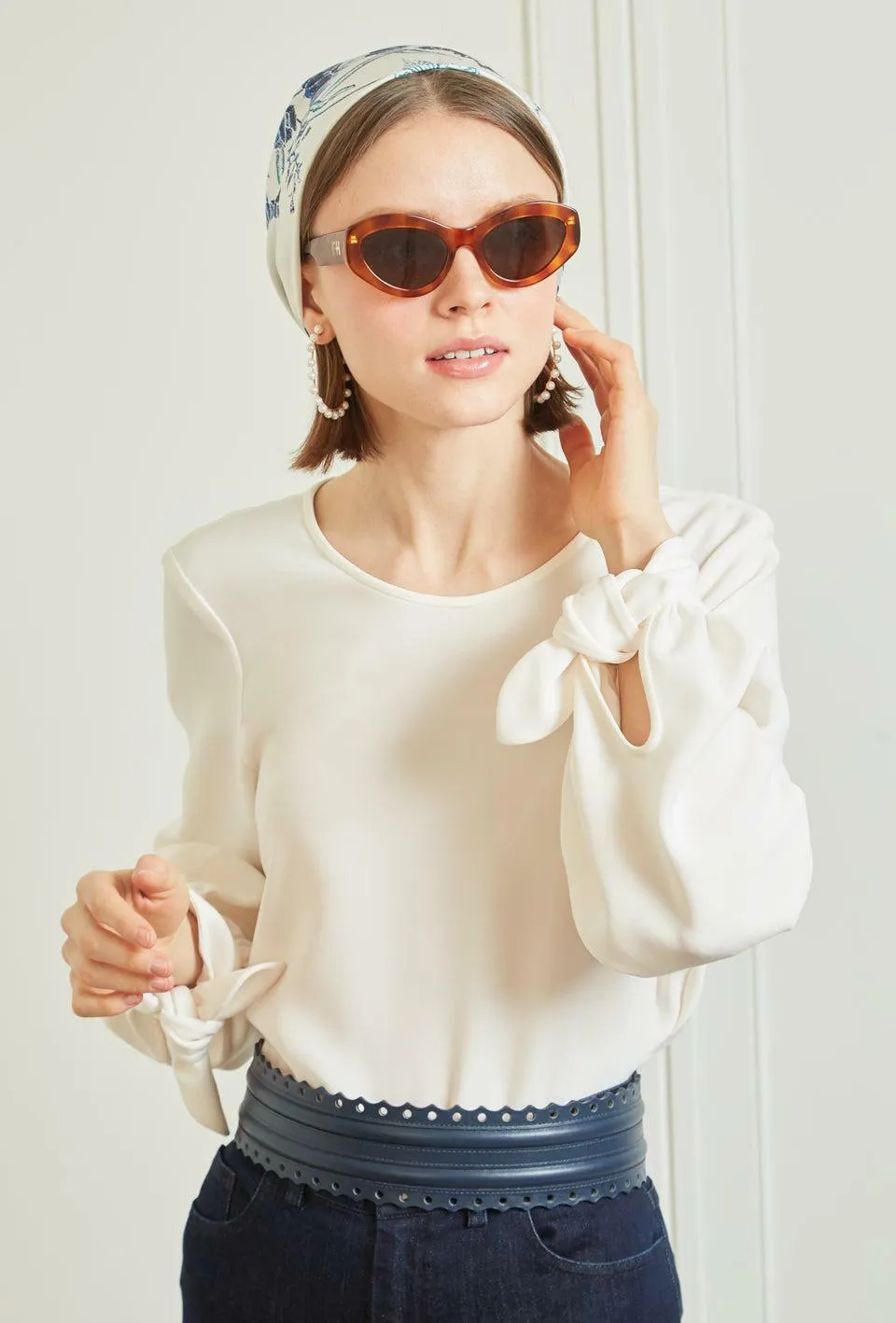 Iris Blouse - Ivory