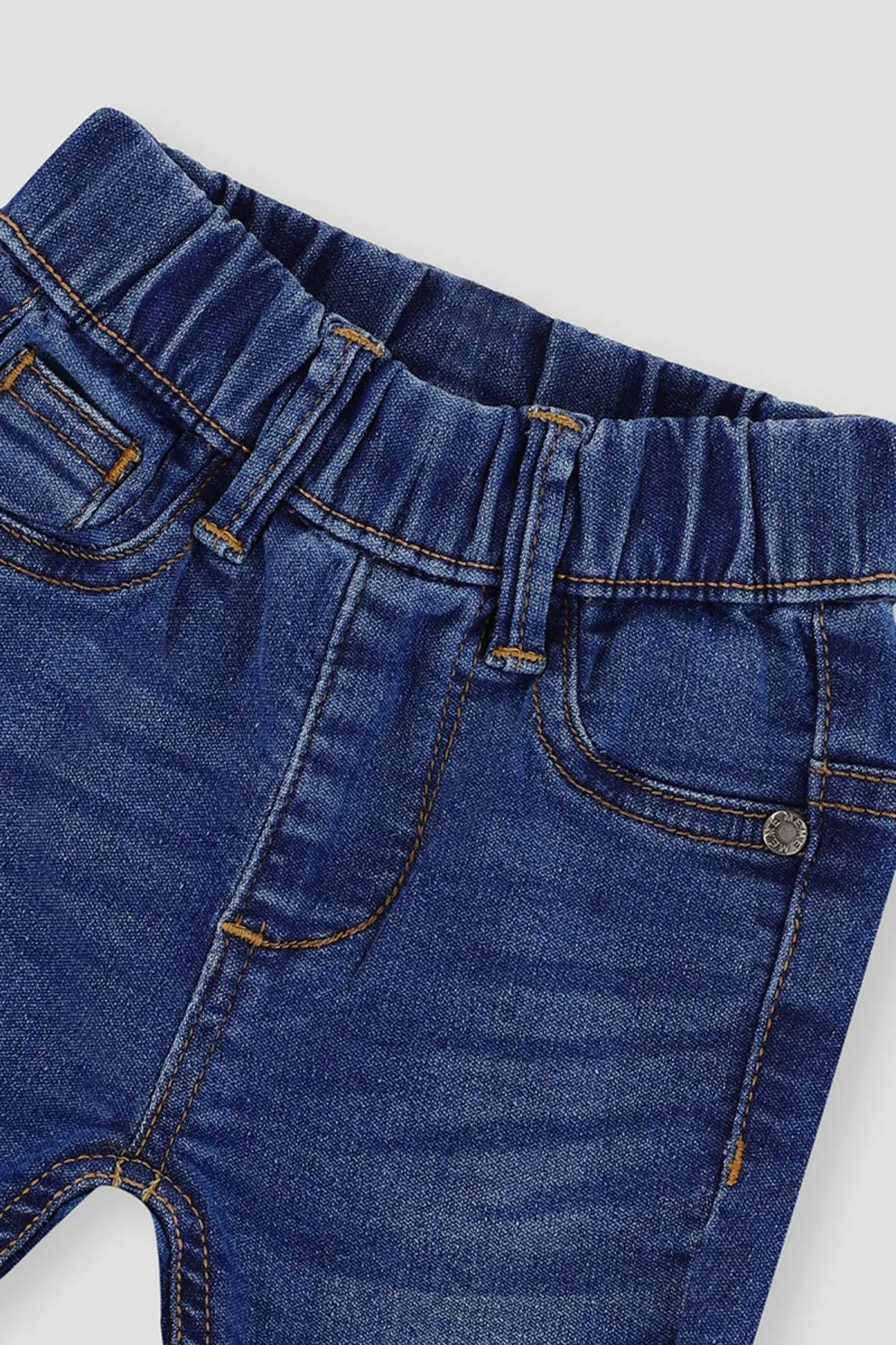 Jeans For Baby Girl - Mid Blue