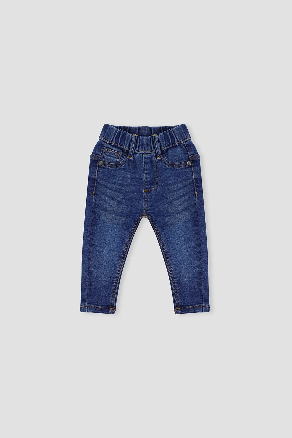 Jeans For Baby Girl - Mid Blue