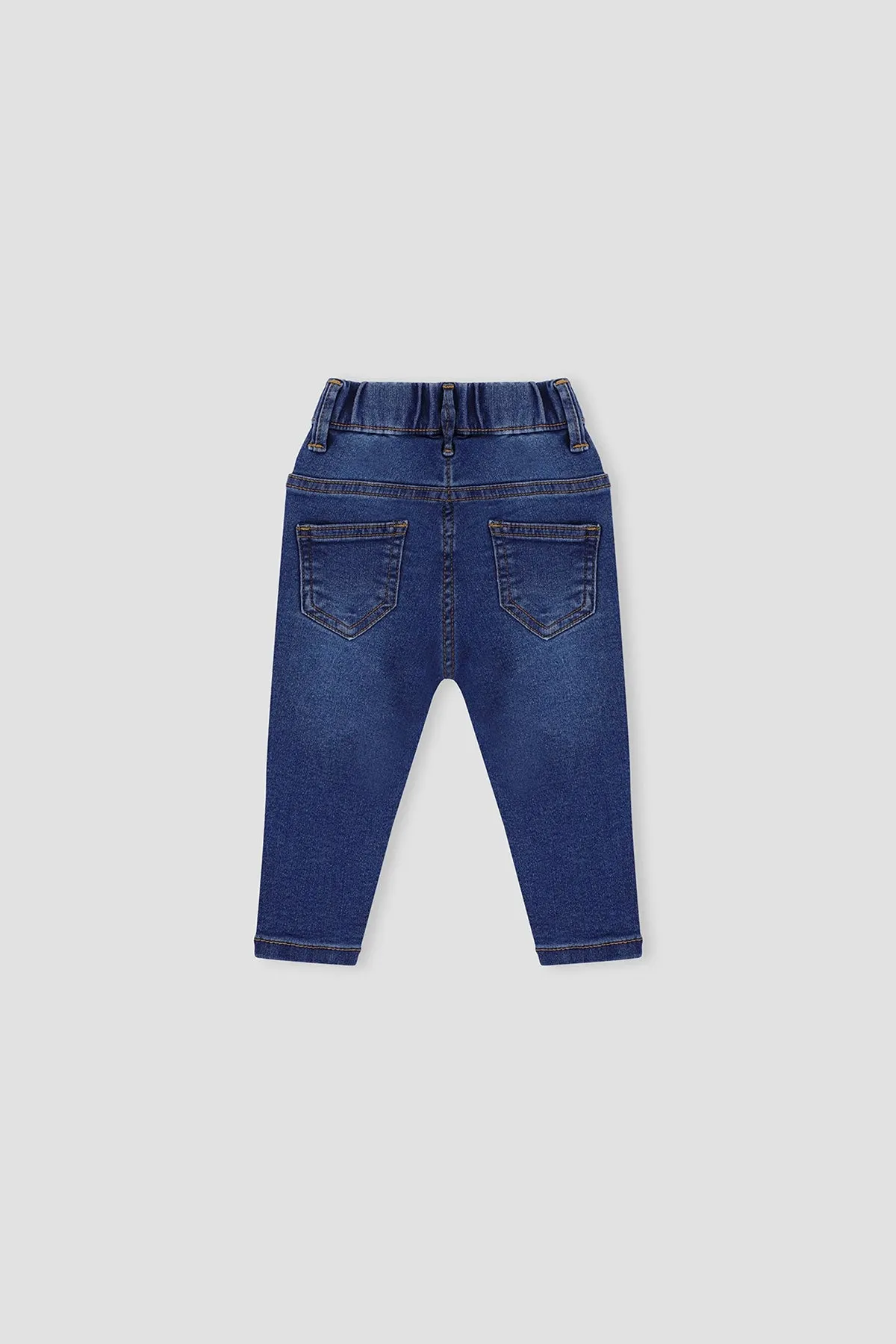 Jeans For Baby Girl - Mid Blue