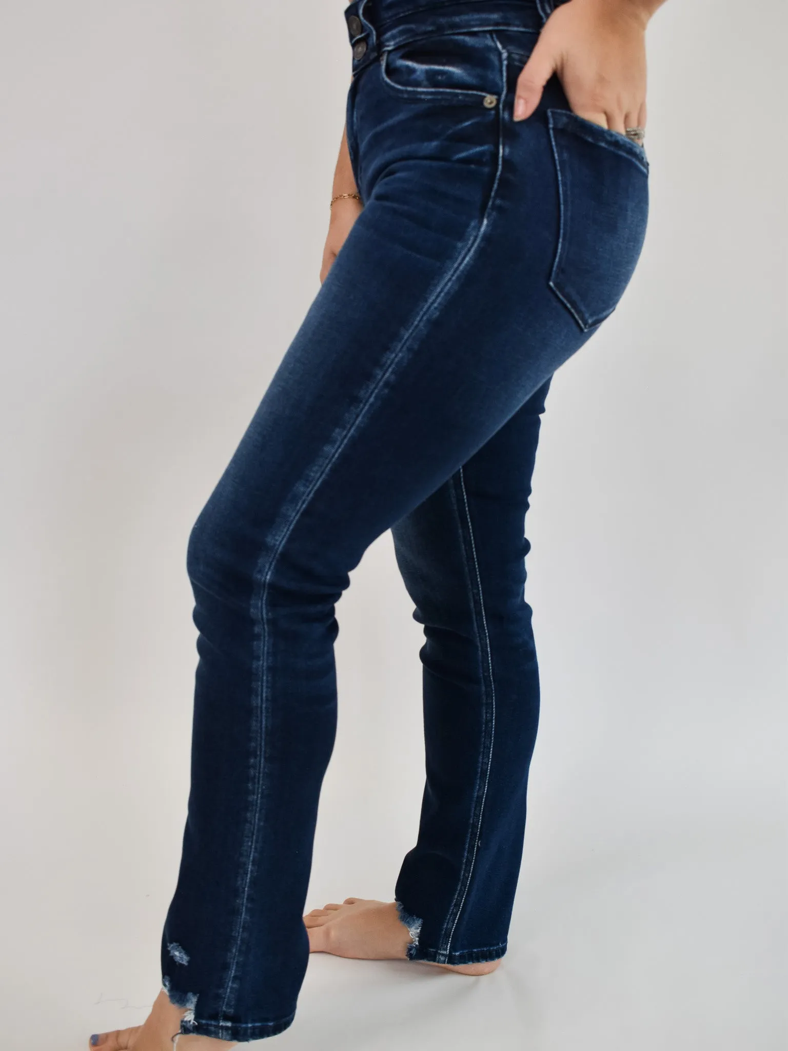 KanCan High Waist Slim Straight Jeans