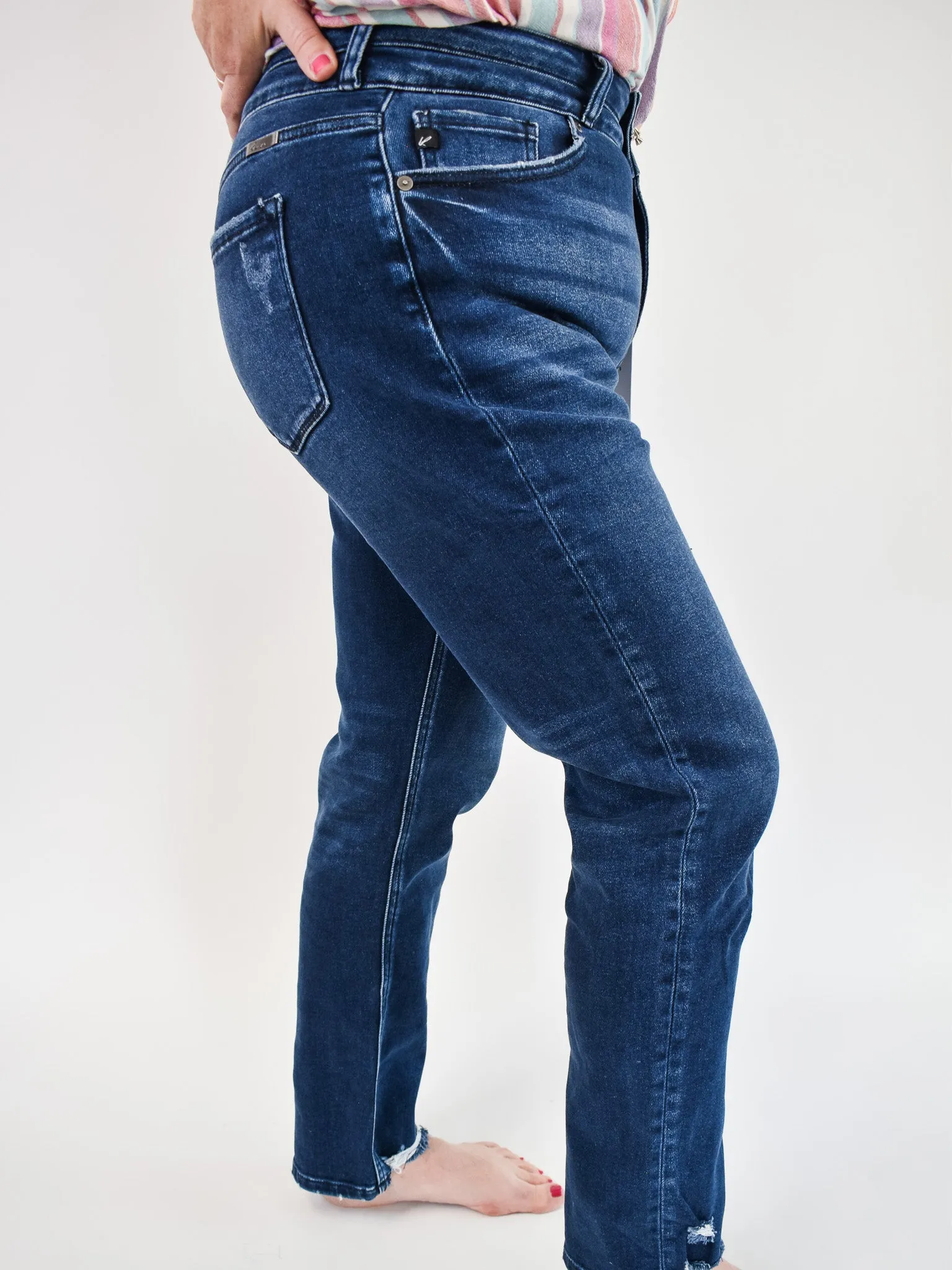 KanCan High Waist Slim Straight Jeans