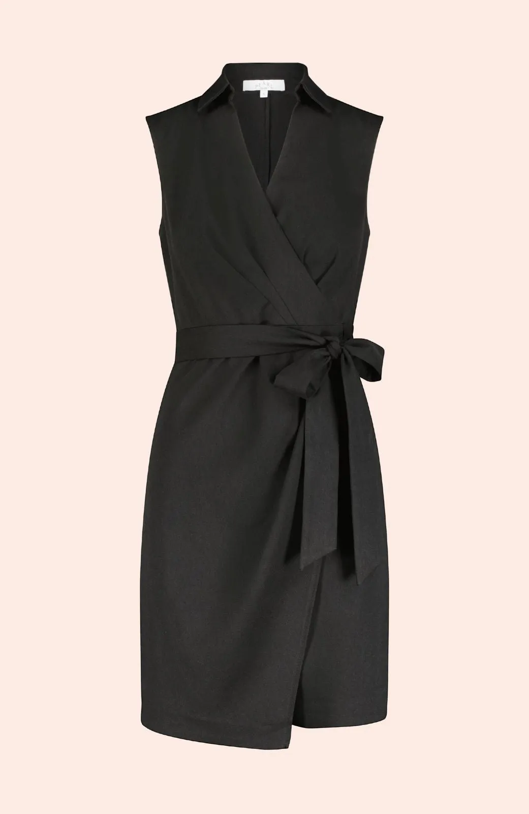 Linen Wrap Dress