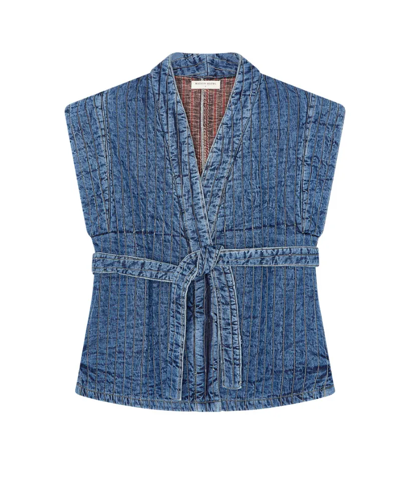 Maison Hotel Elsa Denim Blue Moon Jacket