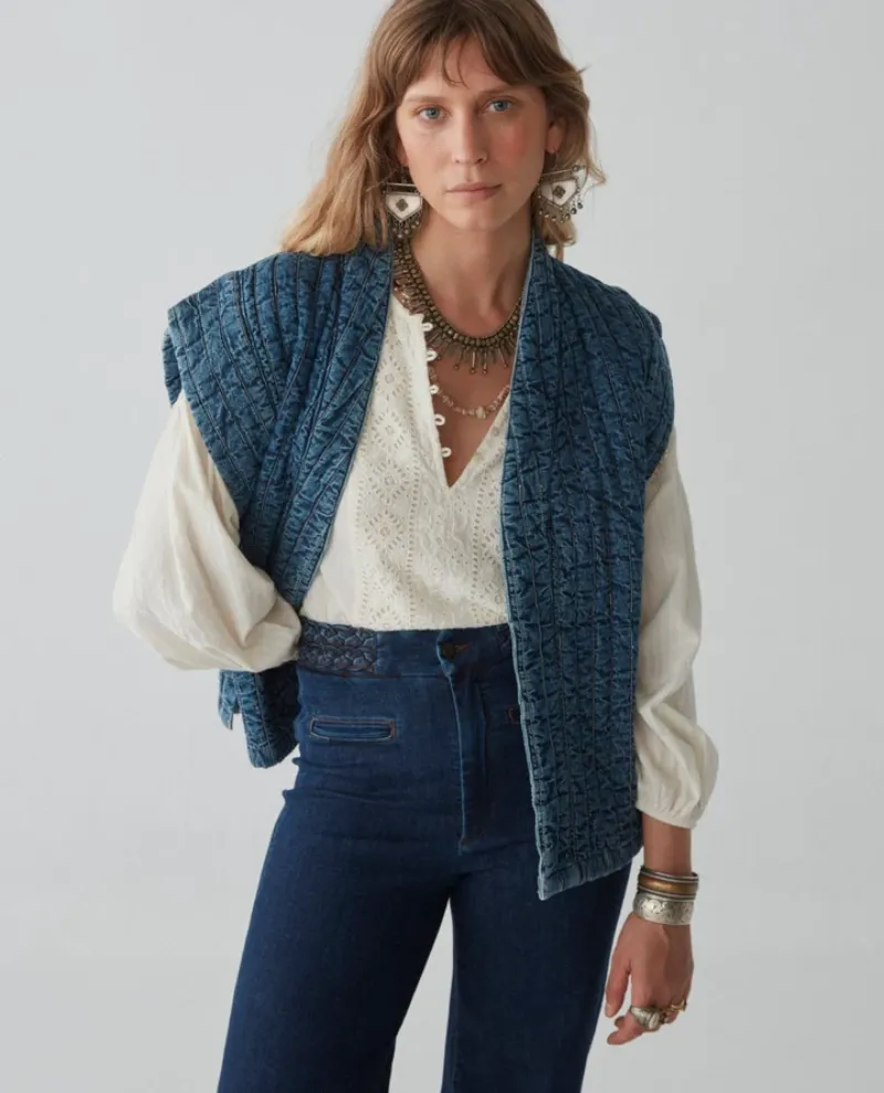 Maison Hotel Elsa Denim Blue Moon Jacket