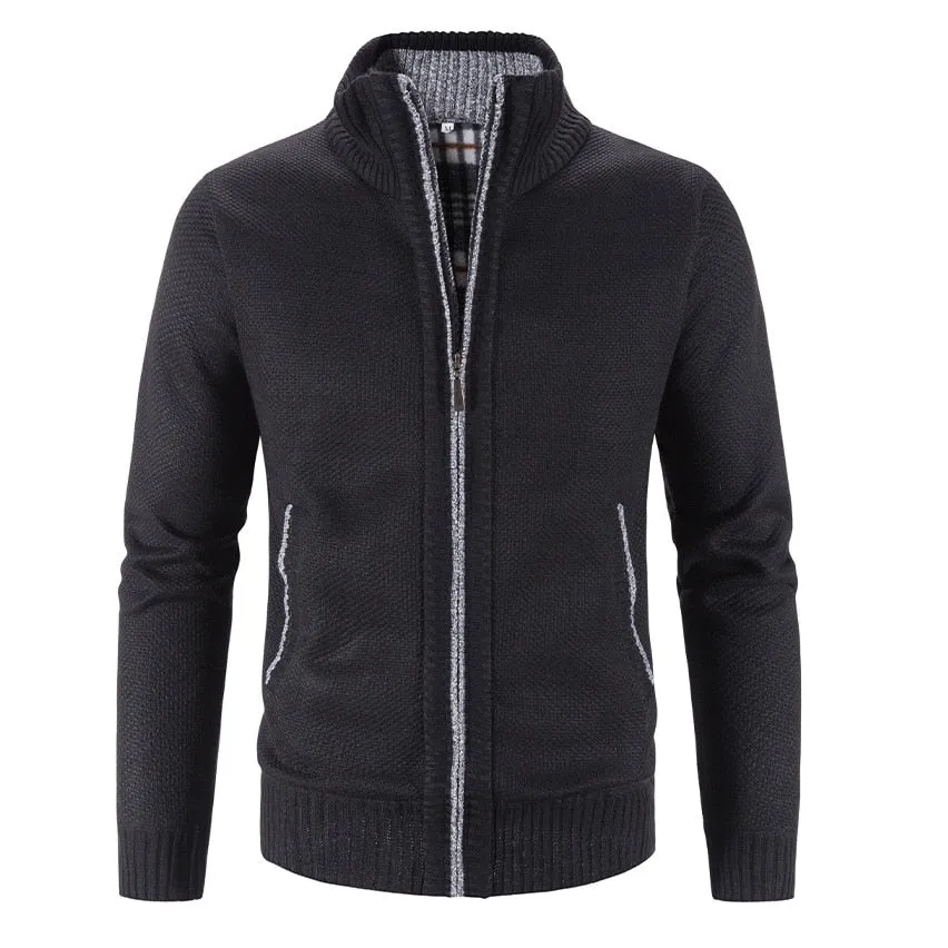 Men Slim Fit Casual Knit Sweater for Spring and Autumn