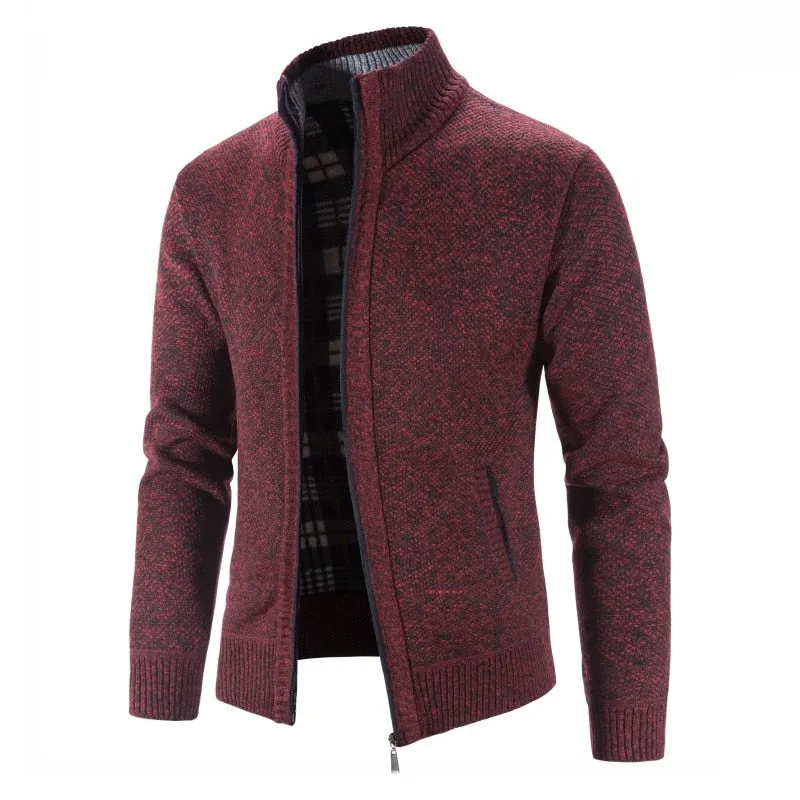 Men Slim Fit Casual Knit Sweater for Spring and Autumn