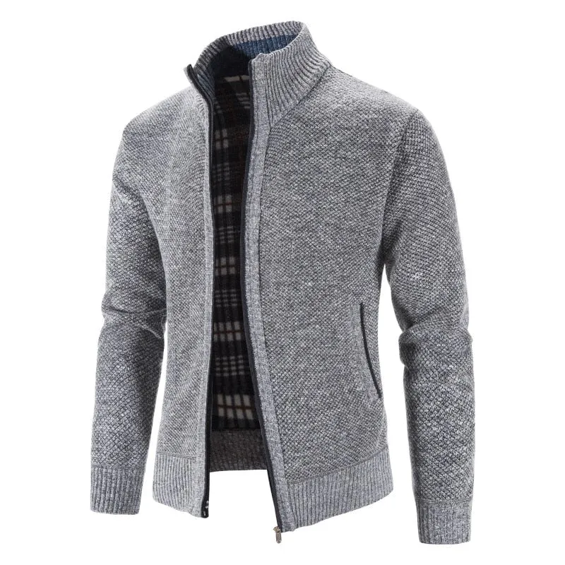 Men Slim Fit Casual Knit Sweater for Spring and Autumn