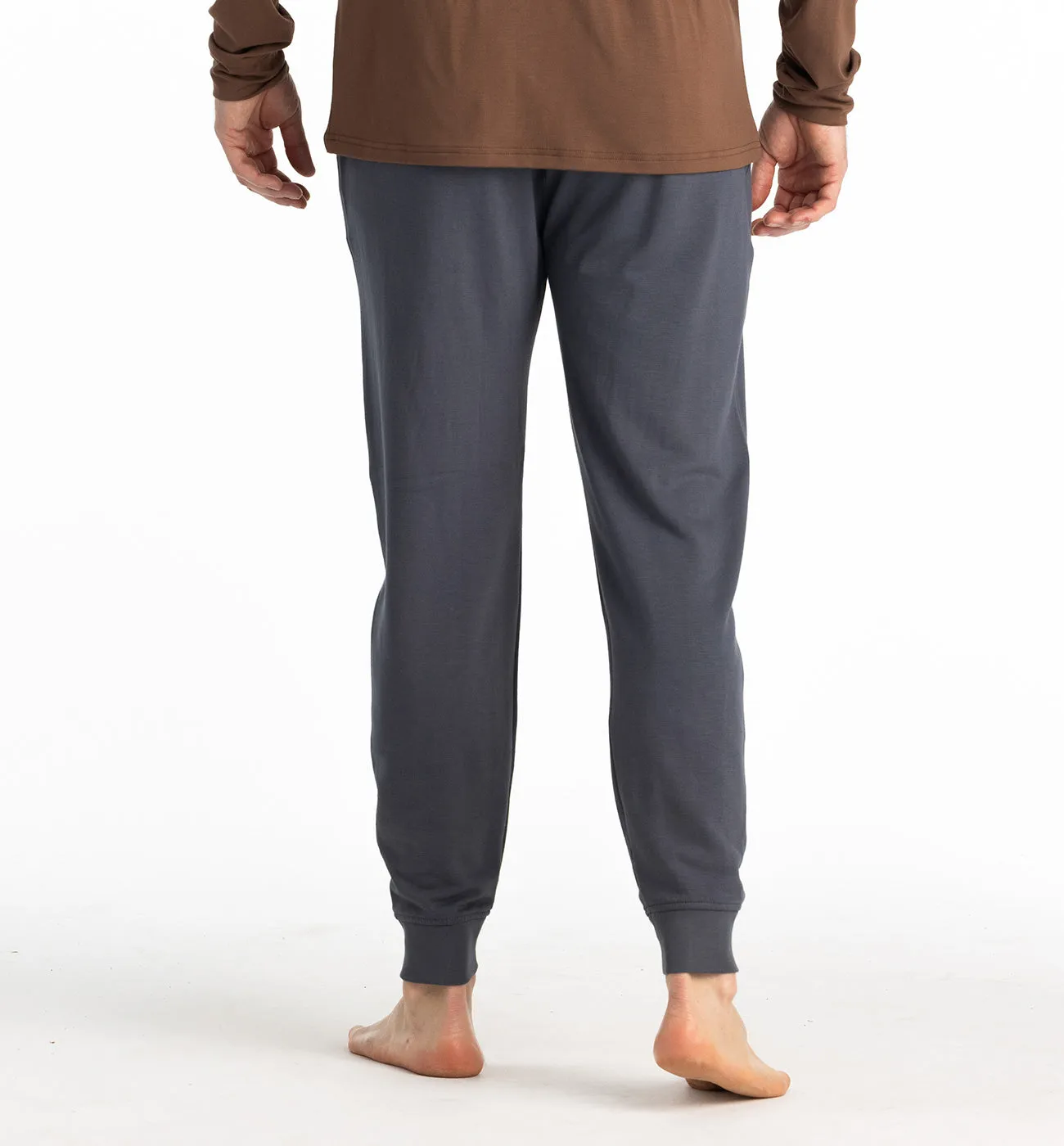 Men's Bamboo Lightweight Fleece Jogger - Storm Cloud