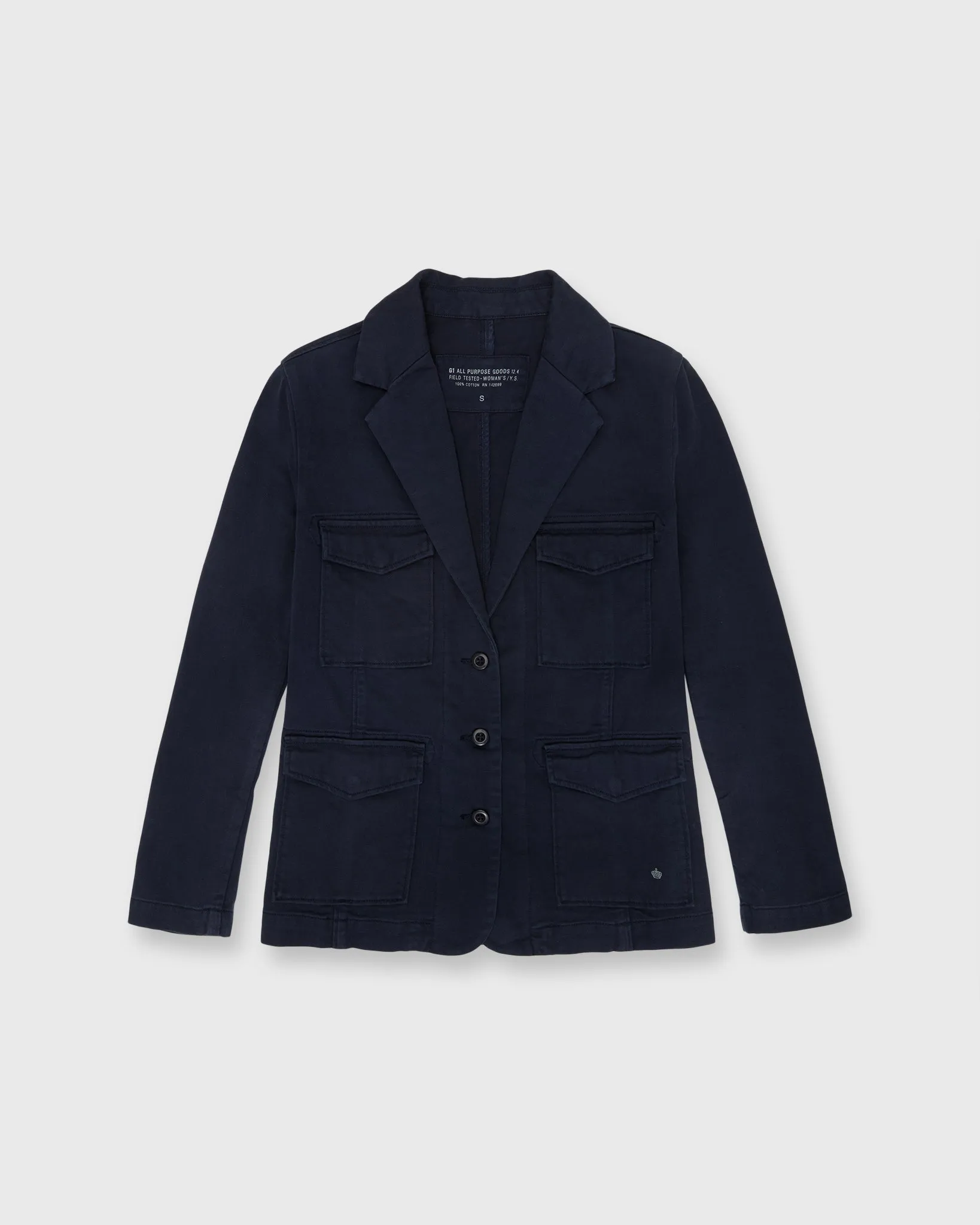 Military Jacket in Midnight Blue