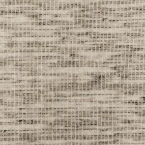 Mineral Beige-Gray-Black Slub Stretch Stripe Rib-Like Double Knit Fabric