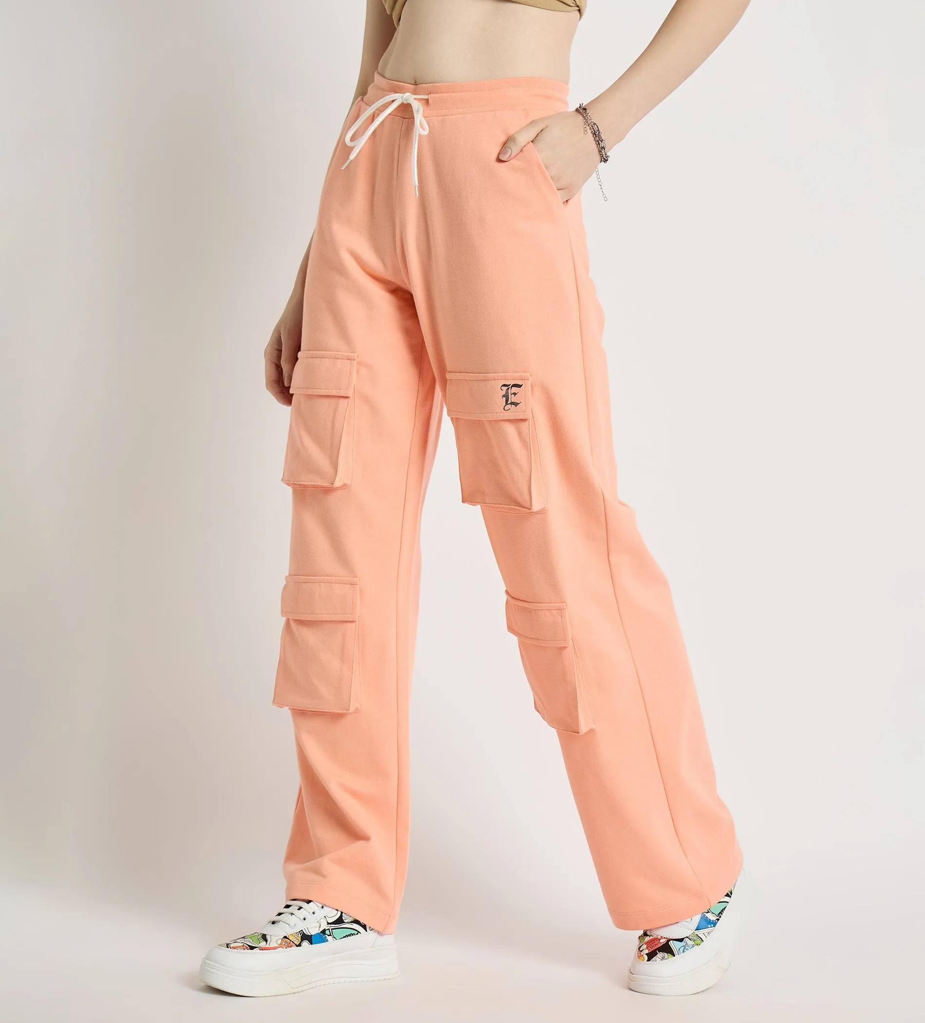 Move All Day Cotton Wide Leg Cargo Pants