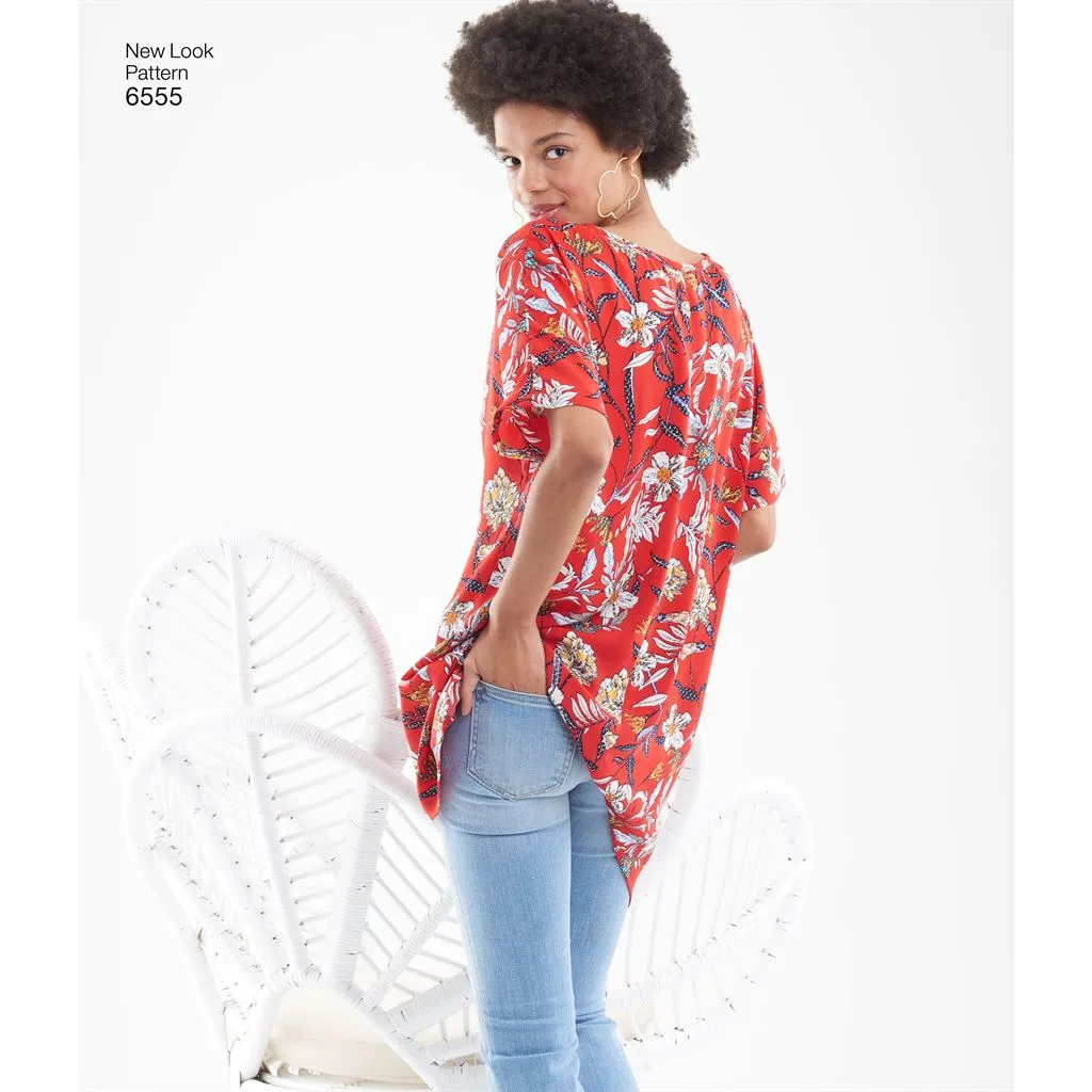 New Look Pattern 6555 Women's Keyhole Shirt