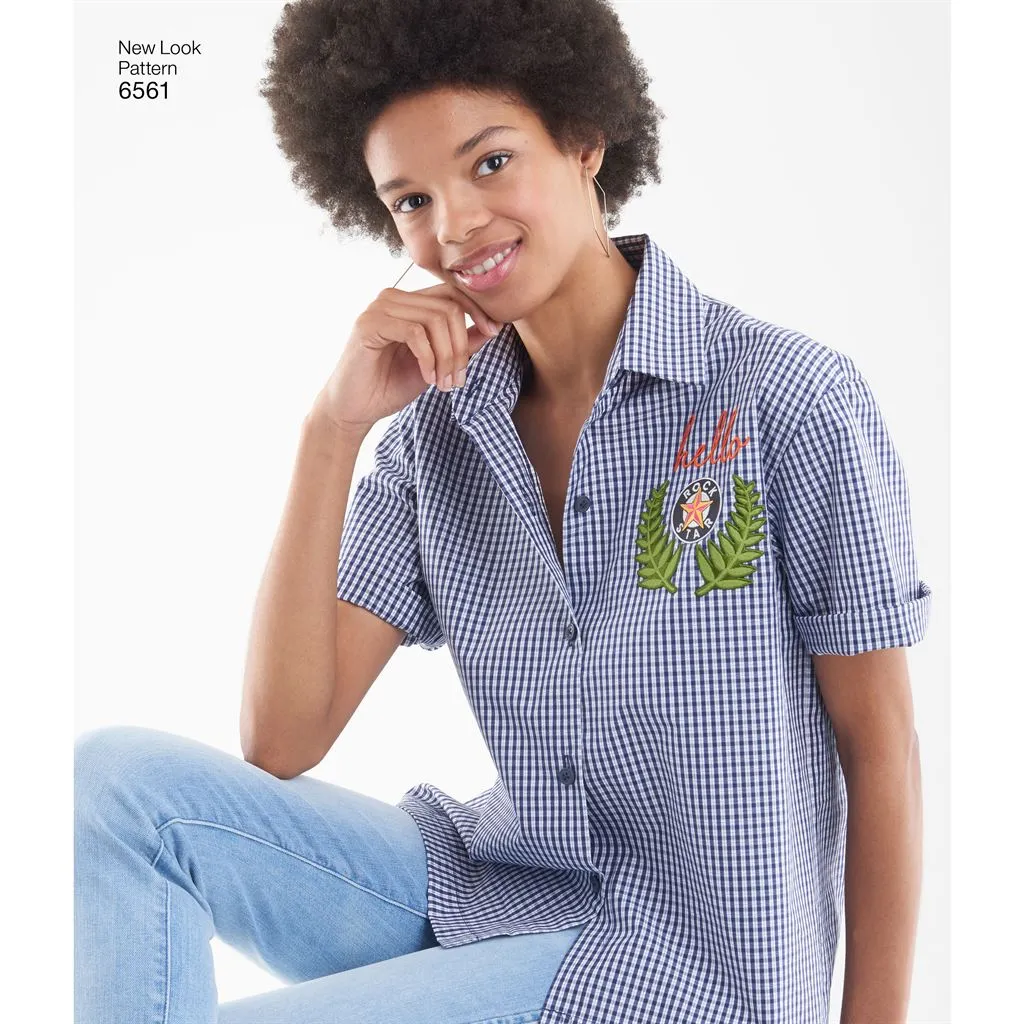 New Look Pattern 6561 Women's Shirts in Three Lengths