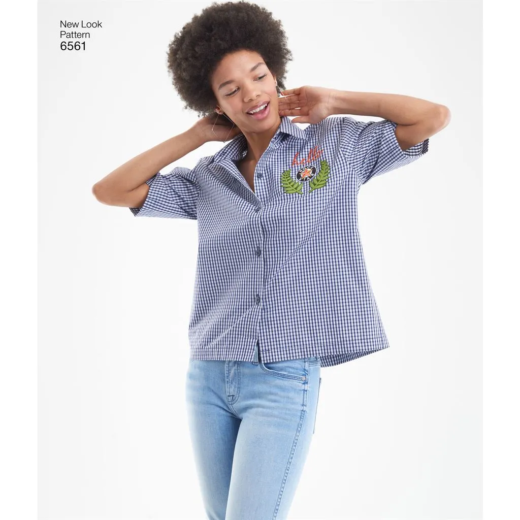 New Look Pattern 6561 Women's Shirts in Three Lengths