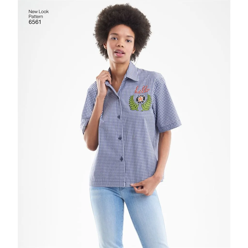 New Look Pattern 6561 Women's Shirts in Three Lengths