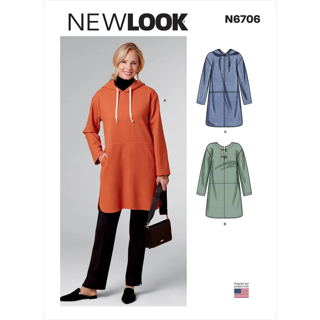 New Look Sewing Pattern N6706 Misses' Jackets