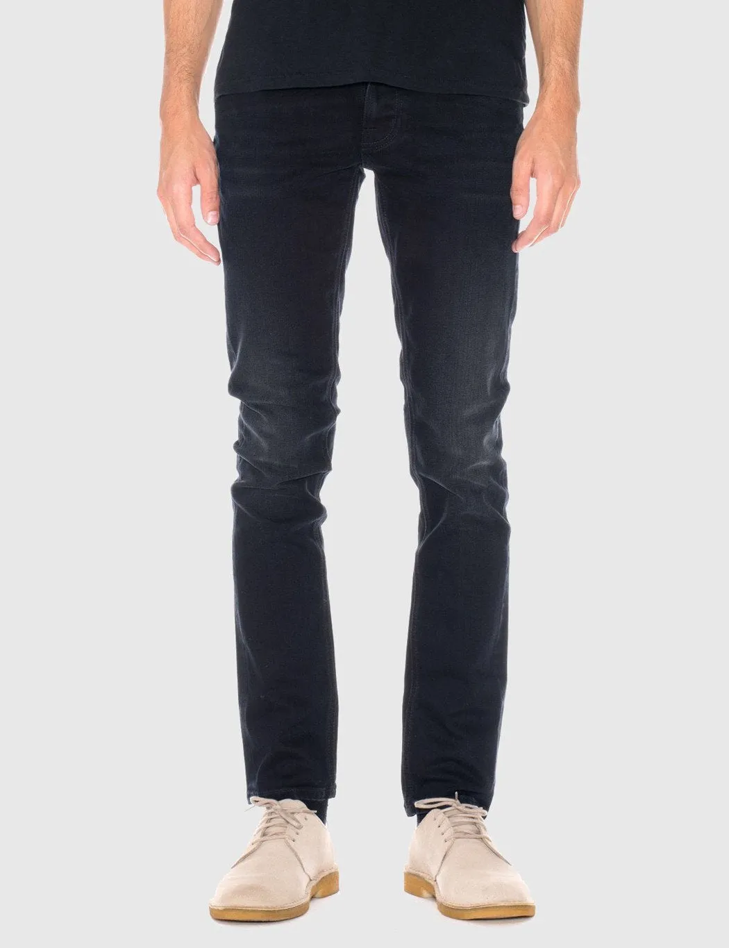 Nudie Grim Tim Jeans (Slim Straight) - Hidden Blue