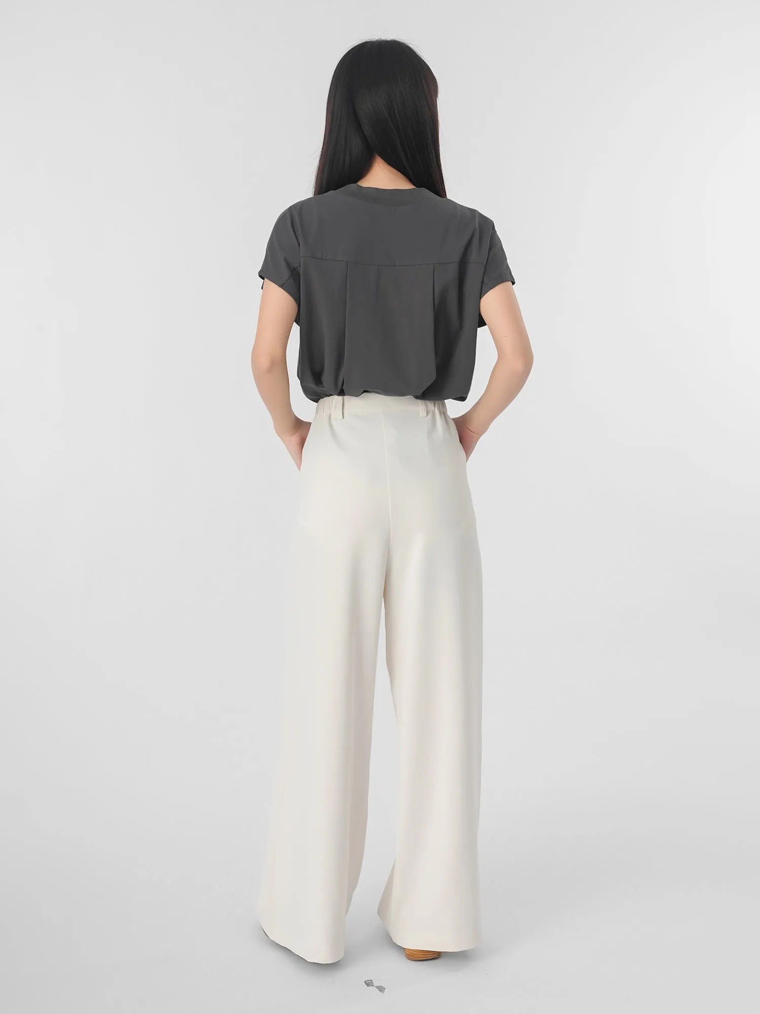 Odette Pleated Wide Leg Pants